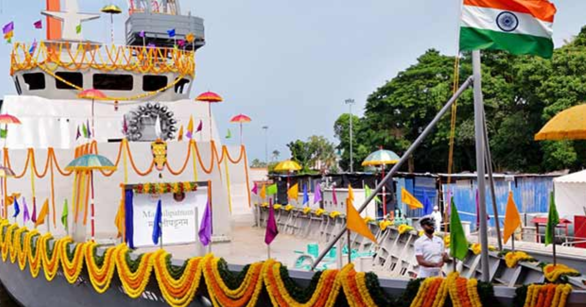 Machilipatnam ASW Warship Launched to Strengthen India’s Coastal Defence and Anti-Submarine Capability